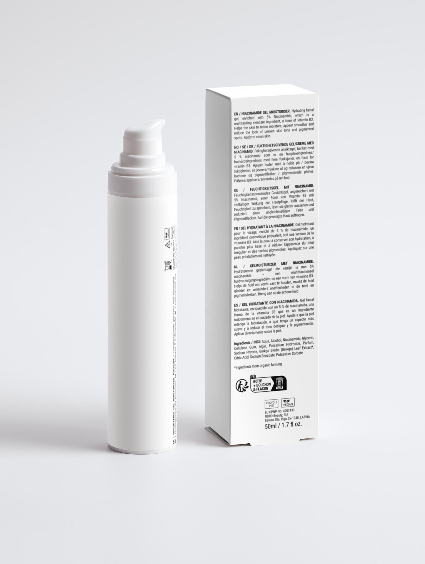 Gel hydratant à la niacinamide 50ml